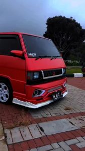 Skotlet Stiker Mobil Merah Dof Lebar 150cm