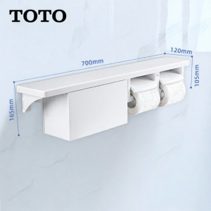 TOTO | Wall Mounted Toilet Armrest With Storage Tissue Holder