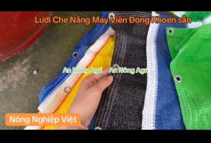 5m dài Lưới che nắng dệt kim sợi dẹt (che nắng 90%) - sọc nhiều màu rộng 2m 3m 4m 5m 6m ...