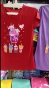 Daster Boba Love Anak Perempuan Murah | Umur 1-10 Tahun