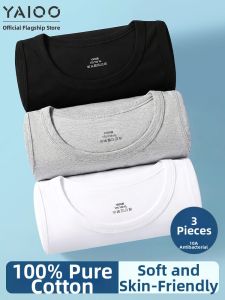 Mens Pure Cotton Sport Tank Top Antimicrobial Moisture-Wicking Breathable