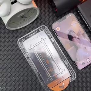 NNBILI 3 Miếng Dán Bảo Vệ Màn Hình Lớp Phủ Chống Dính Dầu Cho iPhone 14/11/13/12/15/16/17/18 Pro Max - Không Bám Bụi Dễ Dàng Lắp Đặt Kính Cường Lực Chống Trầy Xước Độ Nét Cao