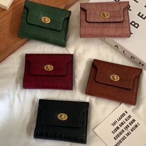 New Crocodile Wallet lns Large Capacity Simple Card Bag Holding Women PU Leather C231-8