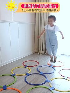 Mamibayi 5/10Pcs Mainan Jingkat Pincang Hopscotch Mainan Edukasi Anak Toys Sensory Play Training Sports Lompat Indoor&Outdoor