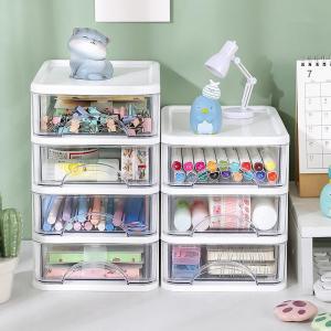 Practical Ins Style Transparent Desk Organizer Small Drawer