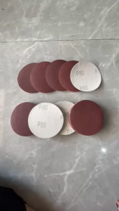 PAKET 50 PCS HSS Amplas Velcro Grit P100 Amplas Bulat Tempel Mesin Gerinda