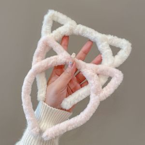 Phụ Kiện Tóc Dễ Thương Hình Tai Mèo Bằng Vải Nhung Cho Nữ Mùa Thu Đông Mới Về Phụ Kiện Tóc Làm Sạch Mặt Phụ Kiện Tóc Cho Nữ