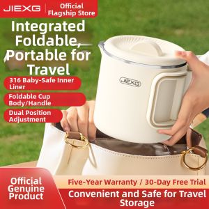 JIEXG | Foldable Portable Electric Kettle Stainless Steel