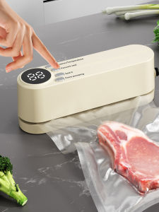 Portable Small Vacuum Sealer Machine Food Preservation Charger Plastic Packaging Device Home Use Kitchen Tool Compact Size