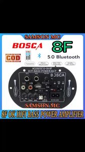 BOSCA 8F OK HIFI BASS POWER AMPLIFIER Board AC 220V DC 12V/24V Car Bluetooth 5.0 Amplifier Board High Quality