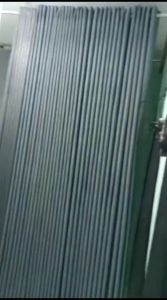 Gorden sekat buat ruang tamu motip polos emboss blackout import tirai jendela pintu model smockring