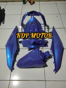 cover body full halus beat fi full body halus motor Honda beat fi biru lembayung ungu