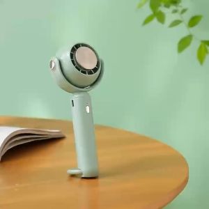 YL-004 Handheld hook desktop 3-in-1 semiconductor cold compress bladeless turbine mini portable USB fan