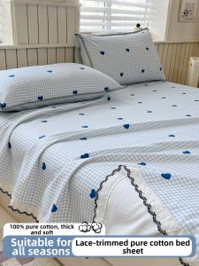 Kiss Dear | Floral Edge All Cotton Bed Set for Single Use