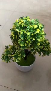 EFPT30 Pot Tanaman Hias Bunga Hias Plastik Ornamen Pot Bonsai Artificial Flower Decoration