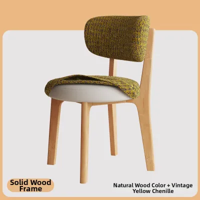 Solid Wood Retro Modern Dining Chair