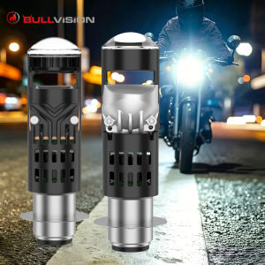 1Pcs P15D Led Motorcycle Headlight Bulbs 6000K Hi/Lo Beam Light 10000LM Led Lights For Yamaha Kawasaki Suzuki P15D LED 12V