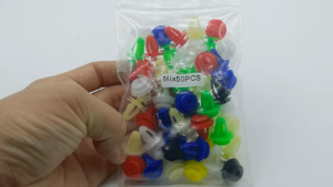 Universal Door Panel Clips Pintu Mobil Interior Klip Door Trim Panel Rivet 50 PCS