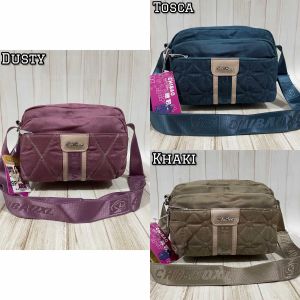 Tas Selempang Wanita CHIBAO Kanvas Bordir CB107–22-51 6Sleting