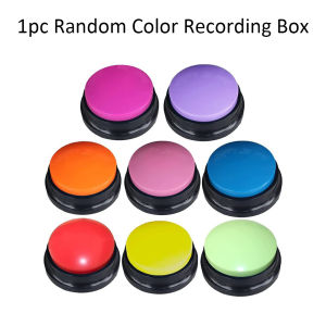 Pet Pressing Sound Toys Recordings Box Pads Dog Communication Buttons Recording Boxs Stickers Dogs Interactive Trainers Supplies