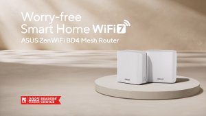 ASUS ZenWiFi BD4 Dual Band WiFi 7 AiMesh Extendable Router - 3.6Gbps Dual 2.5G Up to 3 SSIDs for IoT Devices Parental Controls & VPNs Advanced Network Security Coverage up to 6500 sq.ft*