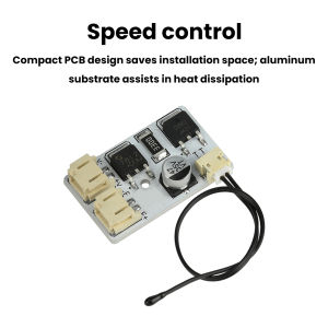DIY Fan Temperature Control Board Automatic Fan Controller LED Fan Speed Control Step-down Type Motor Controller