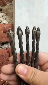 7Pcs Cross Hex Tile Drill Bit For Glass Concrete Ceramic Tile Hole Opener Tunsten Carbide Hard Alloy Bits Set Tools