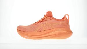 ASICS Women GEL-NIMBUS 27 LITE-SHOW Running Shoes in Lite-Show/Mojave