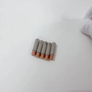 5 CÁI Đầu Hàn MIG MB-15AK/14AK Đầu Tiếp Xúc 25mm M6 Đầu Phun Khí Phủ Lớp Bảo Vệ 0.8mm-1.2mm Phụ Kiện Dụng Cụ Hàn