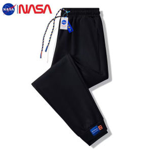 กางเกงกีฬาทรงหลวมเอวกลาง 9 ฟุต สำหรับผู้ชาย ฤดูใบไม้ผลิและฤดูใบไม้ร่วง 2025 กางเกงวอร์มลำลองสำหรับคู่รัก กางเกงขายาวทรงหลวม