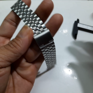 Dây đồng hồ Nhật tháo máy Size 18mm thép không gỉ Second hand