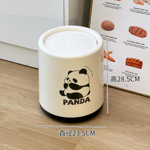 Đáng Yêu Thùng Rác Gấu Trúc Cho Phòng Khách Gia Đình Phòng Tắm Có Nắp Đậy Dễ Thương Giấy Nhỏ Gần Như Thùng Rác Nhà Bếp Mô Hình 2024 Mới