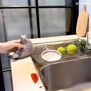 [COMBO] 10 KHĂN LAU ĐA NĂNG 2 MẶT VUÔNG XÁM SIÊU THẤM SIÊU MỊN. ĐTVM