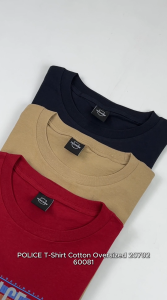 POLICE T-Shirt Cotton Oversized Pria 2079260081