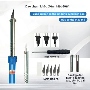 9 Chiếc Điện Dao Nóng Bộ Dao Hàn Để Khắc Nhựa Vinyl-Đa Năng DIY Bộ Dụng Cụ Với Phích Cắm US/EU