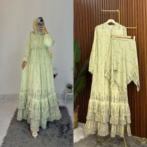Maxi plisket + hijab
