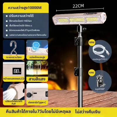 XLYS | ไฟฉุกเฉินสำหรับแคมปิ้งชาร์จใหม่ได้ พร้อมสัมผัสแม่เหล็ก