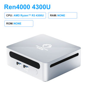 GenMachine New Mini PC AMD Ryzen 3 4300U Processor Windows 10/11 2.7GHz Up to 3.7GHz DDR4 32GB Wifi6 HDMI pc gamer computer