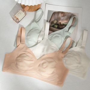 Big Chest Makes It Small and Comfortable without Steel Ring Support Ice Silk Underwear