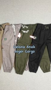 Celana Panjang Anak Laki-Laki Joger Cargo 4-12 Tahun