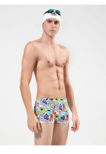 Yingfa Quần bơi nam Võ Sĩ Quyền Anh Nam Đua Xe Chuyên Nghiệp Đồ Bơi in thời trang Nhanh Chóng Làm Khô Quần soóc Boxer Cho Mens