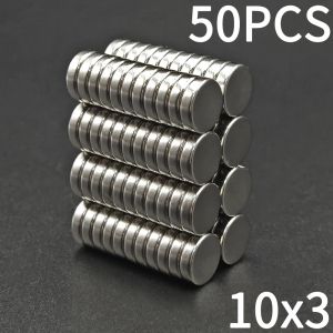 10/20/50 Chiếc Đĩa Từ Tính Vĩnh Cửu Tròn Siêu Mạnh 10x3mm Dùng Cho Tủ Lạnh Dự Án Tự Làm - Nam Châm Tròn Mạnh Mẽ 10mm X 3mm