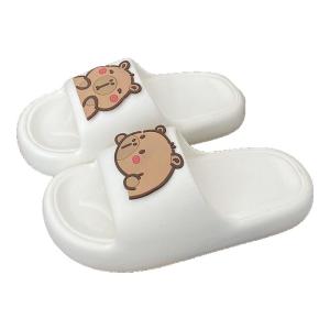 Lucky Year Red EVA Slippers for Men And Women Cute Capybara Design Non-Slip Home Wear Wedding Slippers Couple Matching Summer Sandals