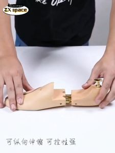 Pair of Adjustable Men Women Cedar Wood Shoe Trees Shaper Wooden Stretcher Twin Tube Muti Size