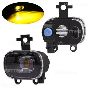 2PCS LED Fog Lamps For Nissan NAVARA NP300 X-trail Xtrail Rogue Kicks Juke F16 MK2 2020 2021 2022 Car Daytime Running Lights DRL
