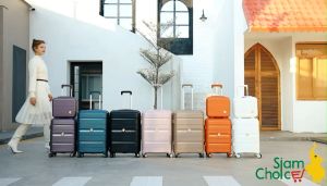 [รับประกัน5ปี] กระเป๋าเดินทางล้อลาก luggage bag  กระเป๋าเดินทาง14/20/24/28 นิ้ว วัสดุPP ล้อสปินเนอร์ รุ่นซิป YKK น้ำหนักเบา พร้อมระบบล็อค TSA  Travel Suitcase