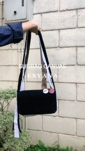 Tas Selempang Wanita OOTD: Slingbag Kanvas Korea Esyana Pushop