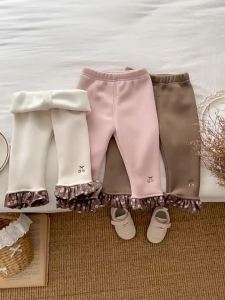 Warm Retro Korean Style Baby Girls Leggings