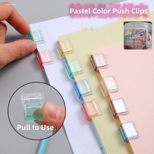 MINGRENBANG | Transparent Color Powerful No Trace File Clips