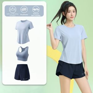 BAISILING | Phone Pocket Lightweight Breathable Dopamine Running and Yoga Womens Suit